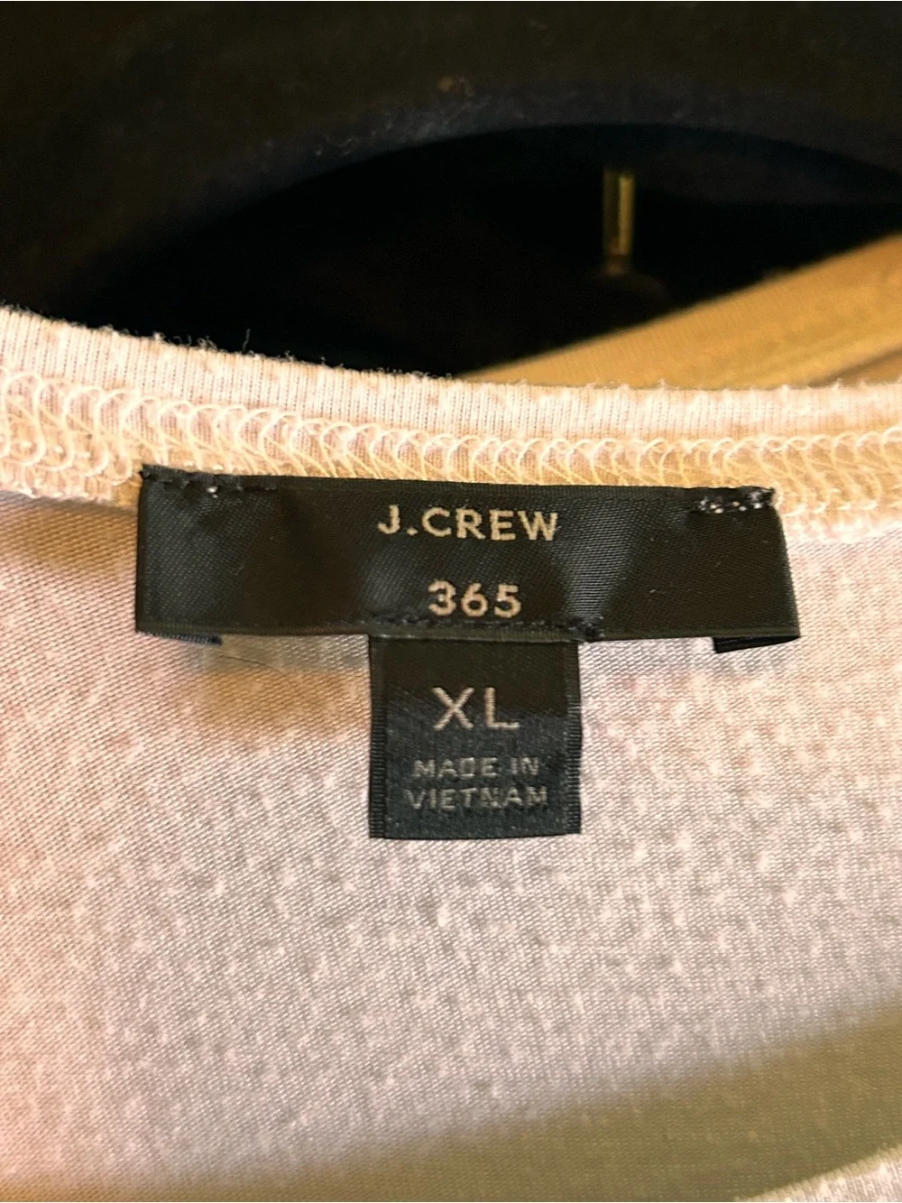 J. Crew 365 Women’s White Modal Short Sleeve Crew Neck Tee